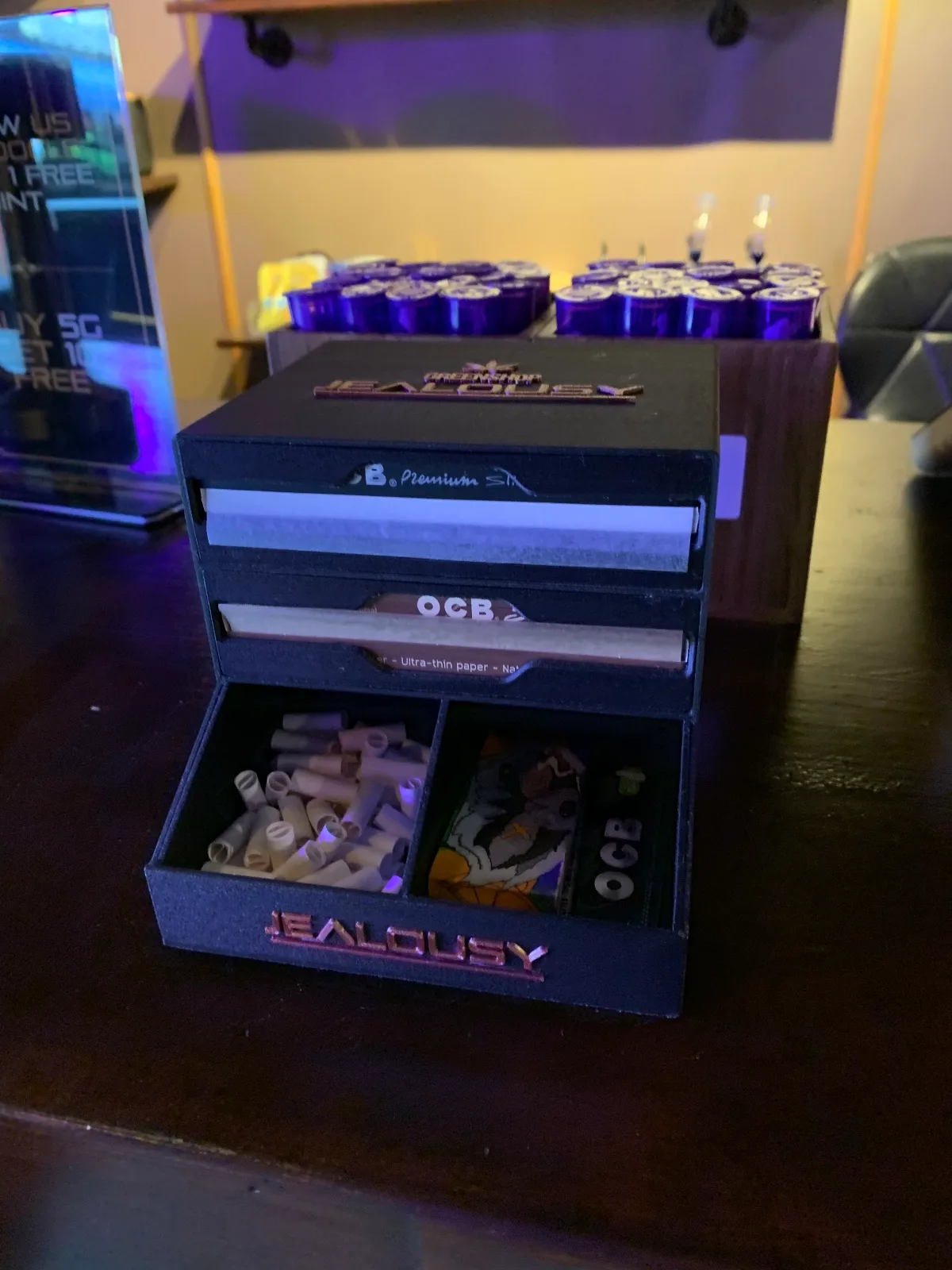 Custom 3D Printed Joint Rolling Station with Your Logo